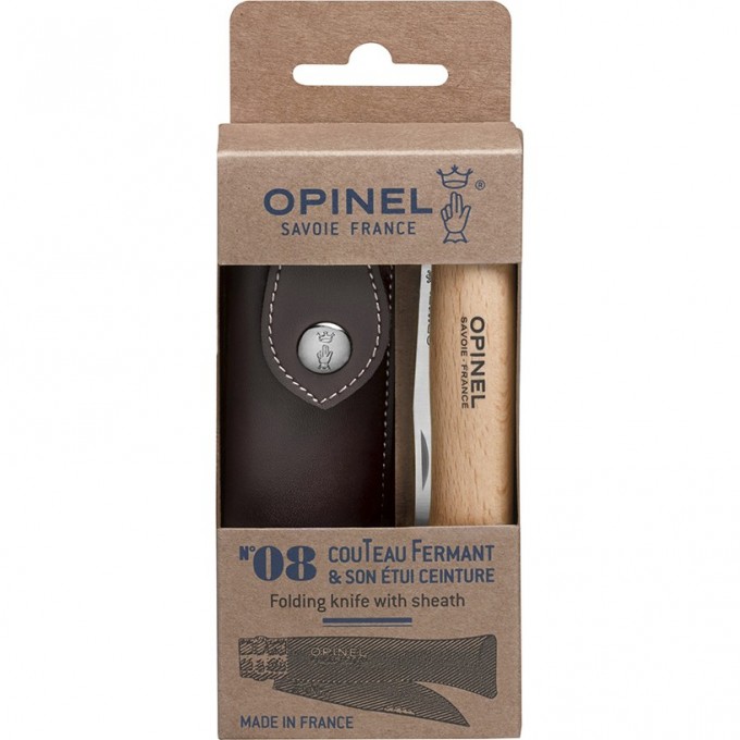 Набор-дисплей OPINEL, 10 наборов ножей №8 из нержав стали + чехол 001193 Набор-дисплей OPINEL, 10 наборов ножей №8 из нержав стали + чехол 001193