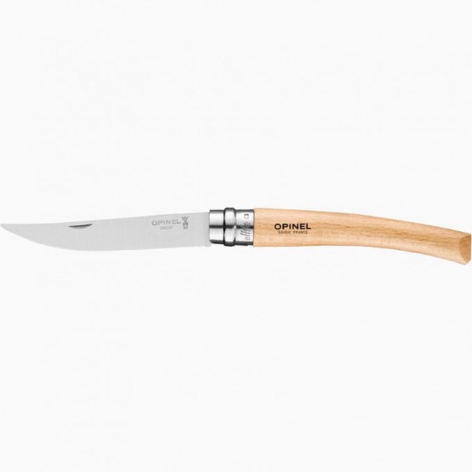 Нож филейный OPINEL №10, нержавеющая сталь, рукоять из дерева бука 002559 Нож филейный OPINEL №10, нержавеющая сталь, рукоять из дерева бука 002559