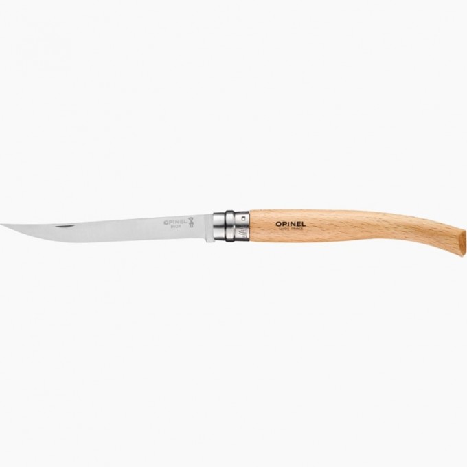 Нож филейный OPINEL №12, нержавеющая сталь, рукоять из дерева бука 002560 Нож филейный OPINEL №12, нержавеющая сталь, рукоять из дерева бука 002560