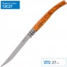 Нож филейный OPINEL №12, нержавеющая сталь, рукоять оливковое дерево 001145