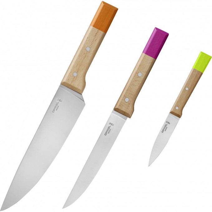 Набор ножей OPINEL PARALLELE POP TRIO SET №126, №118, №120 002134 Набор ножей OPINEL PARALLELE POP TRIO SET №126, №118, №120 002134